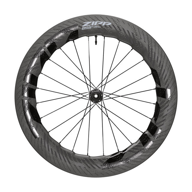 Par de rodas ZIPP 858 NSW DISC Tubeless Ready (bloqueio central)