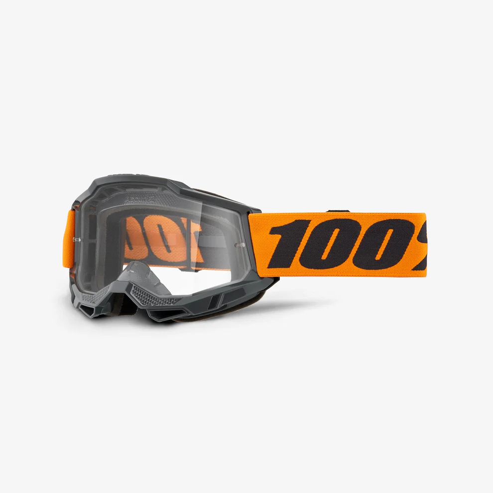 Máscara ACCURI 2 100% Cinzento/Laranja Ecrã transparente