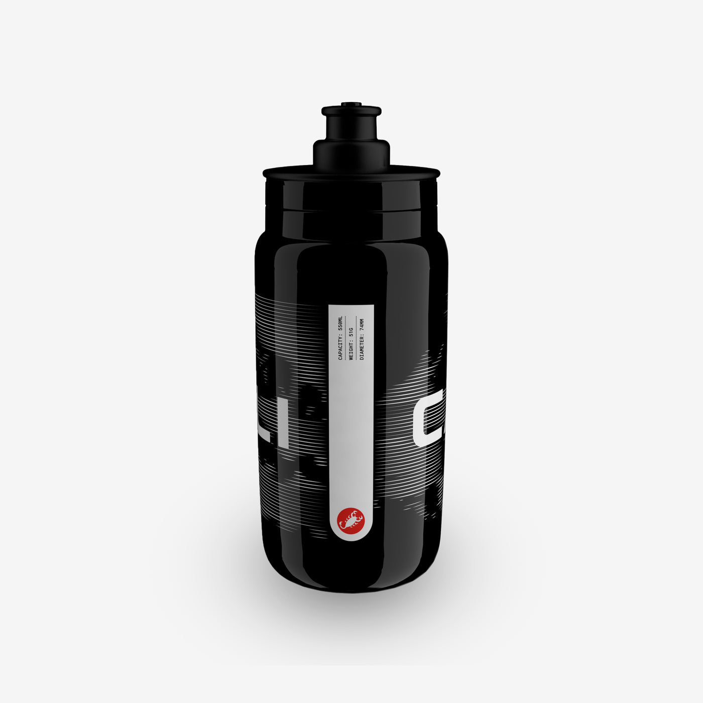Garrafa de água CASTELLI CLOUD (550ml) Preto