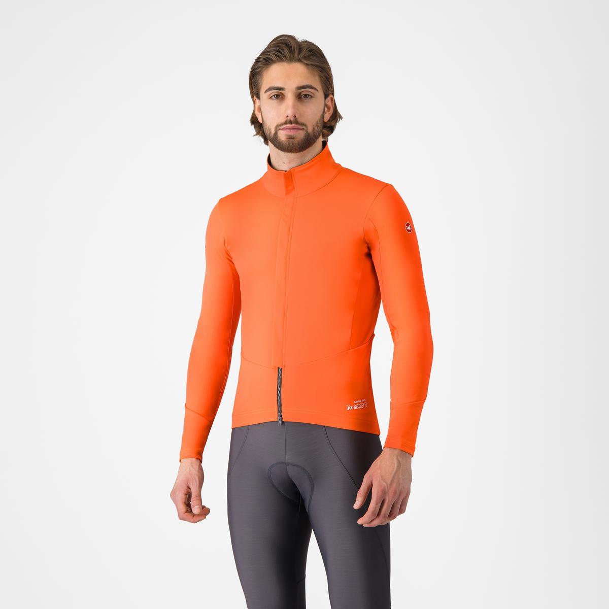 Casaco CASTELLI PERFETTO AIR Laranja/Preto