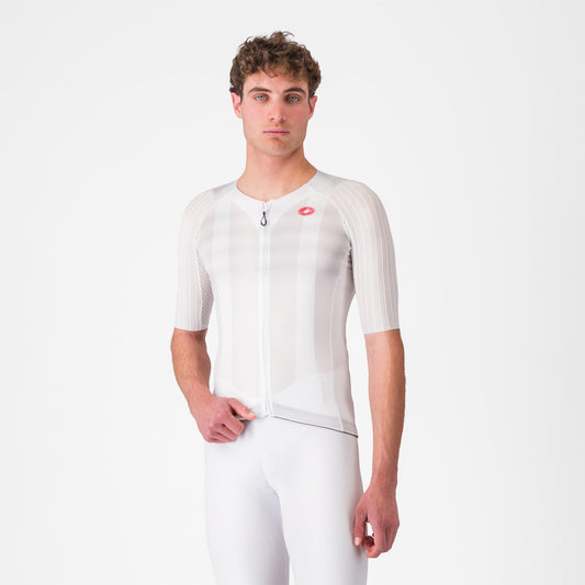 CASTELLI AERO RACE 8S Camisola de manga curta branca