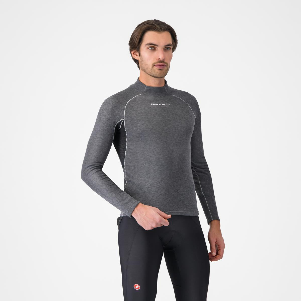 CASTELLI FLANDERS 2 Roupa interior de manga comprida Cinzento