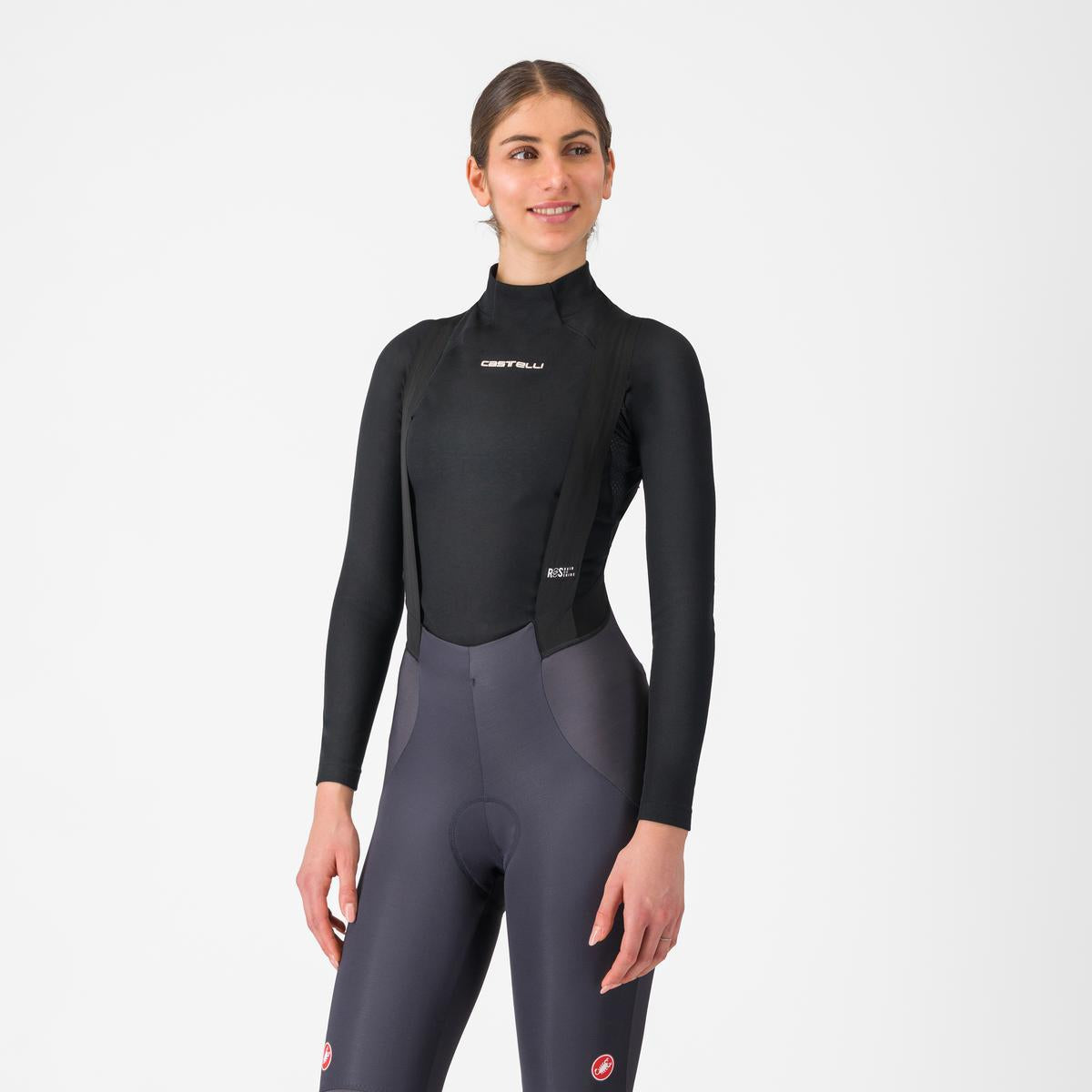 CASTELLI FLANDERS 2 Roupa interior de manga comprida para mulher Preto