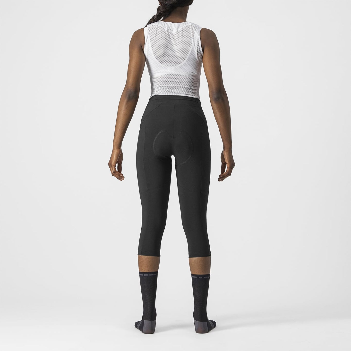 CASTELLI VELOCISSIMA 3 Calças de ganga 3/4 para mulher Preto