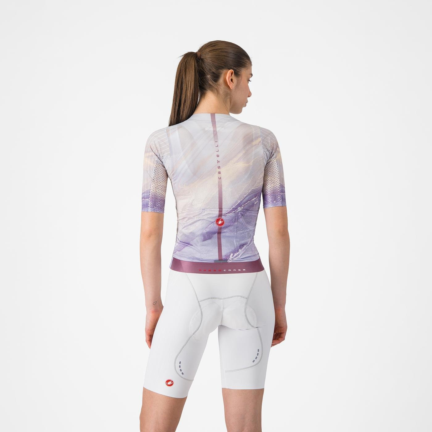 CASTELLI FREE AERO RACE S Bib Tight branco para mulher