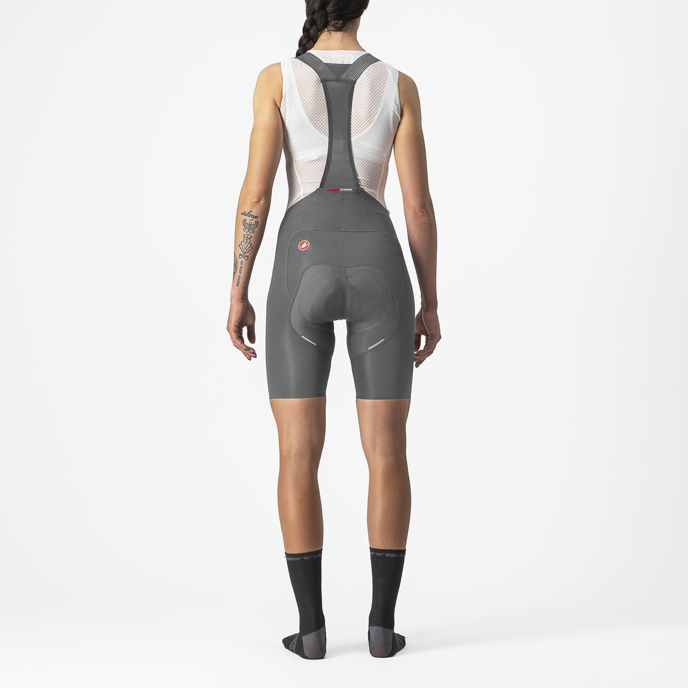 CASTELLI FREE AERO RC W Bib Tight para mulher Cinzento