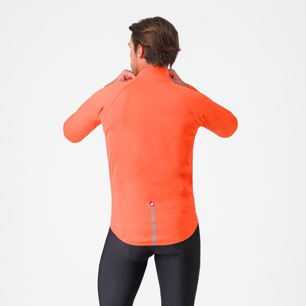 Casaco CASTELLI EMERGENCY 3 RAIN Laranja