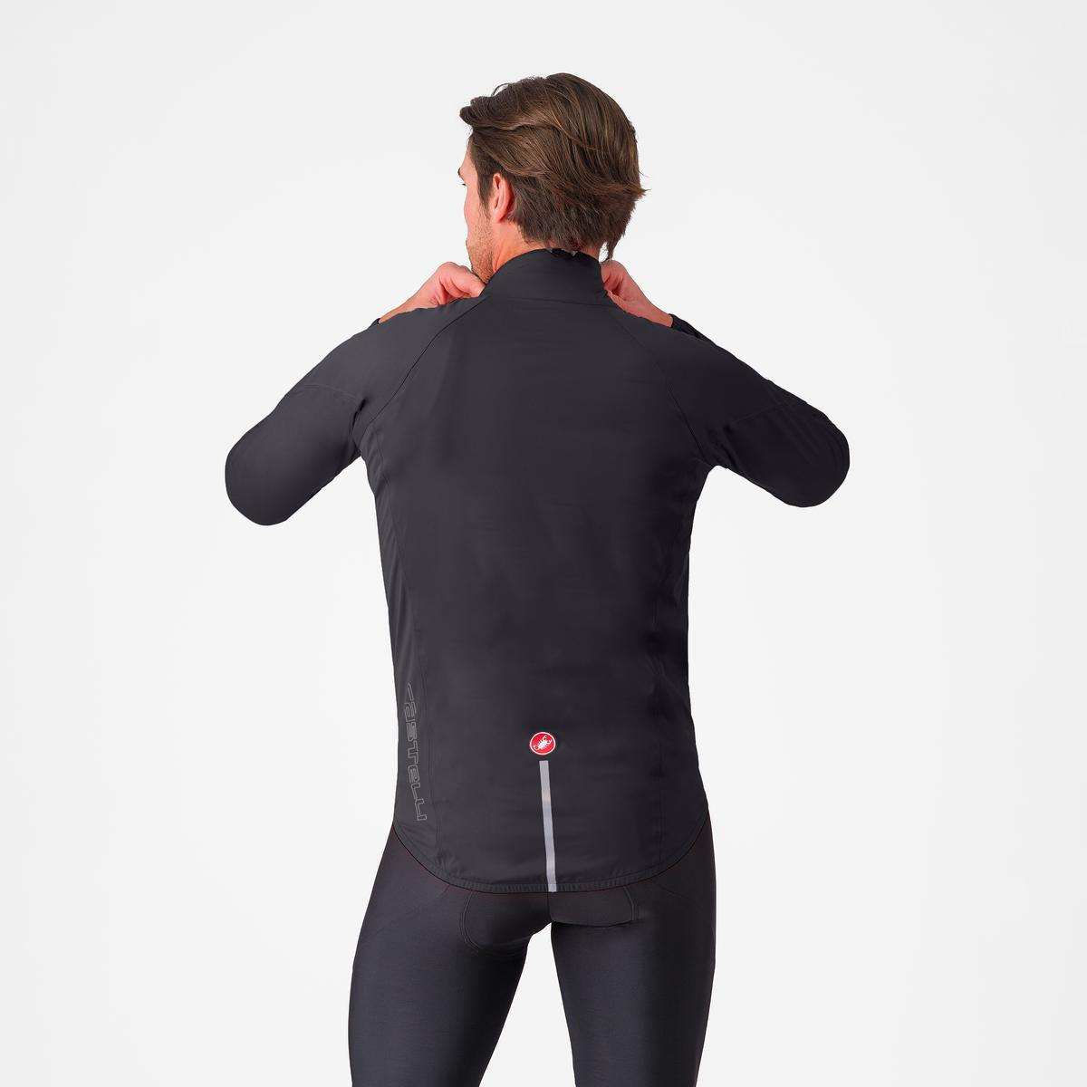 Casaco CASTELLI EMERGENCY 3 RAIN Preto