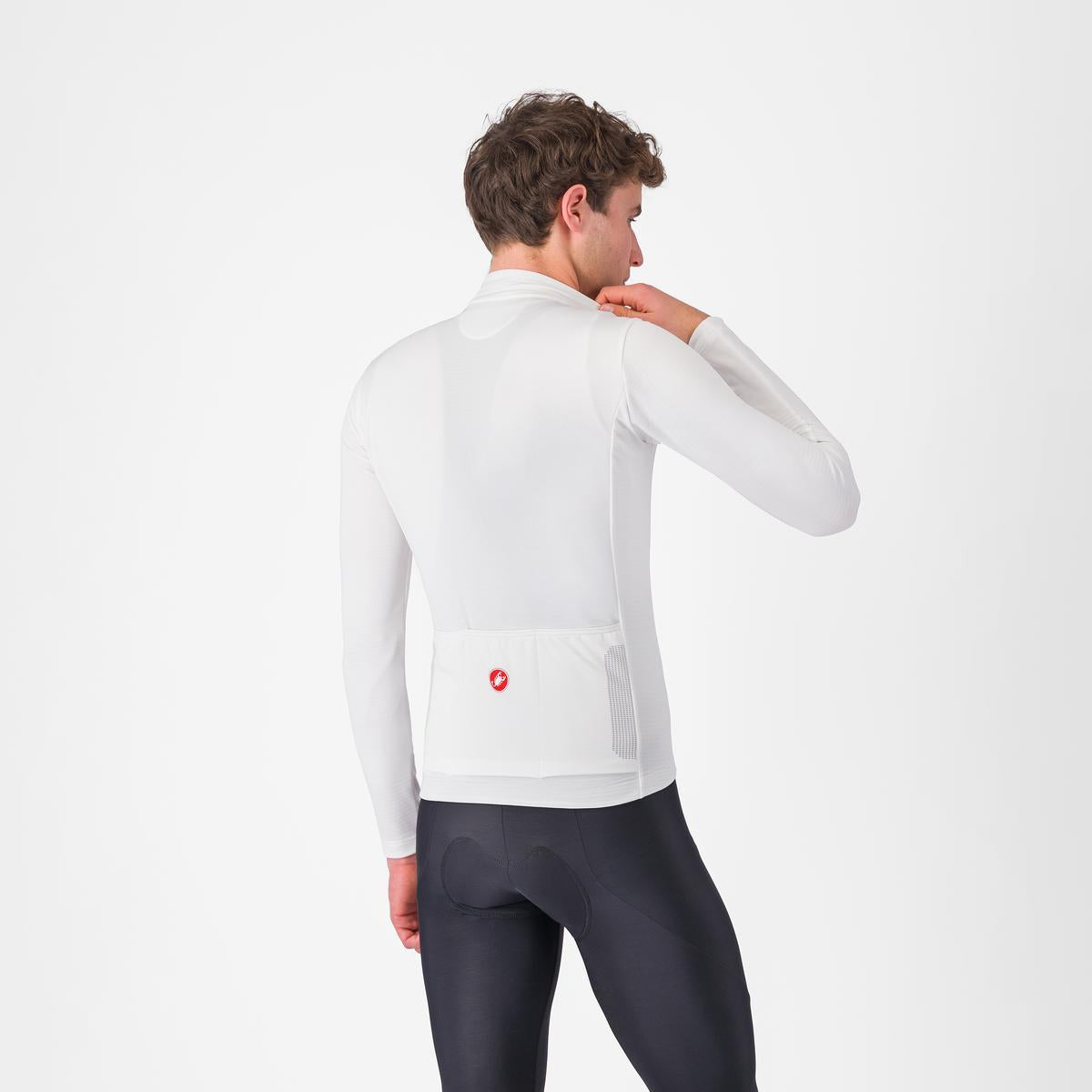 CASTELLI PURO 4 Manga comprida Jersey marfim