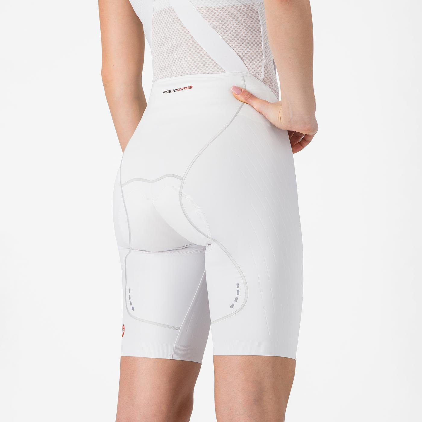 CASTELLI FREE AERO RACE S Bib Tight branco para mulher