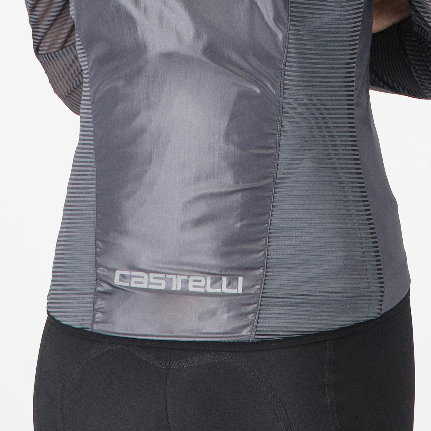 CASTELLI ARIA SHELL Jacket Mulher Cinzento escuro