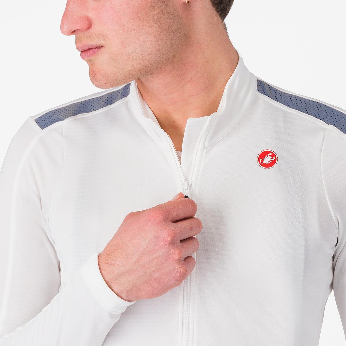 CASTELLI PURO 4 Manga comprida Jersey marfim