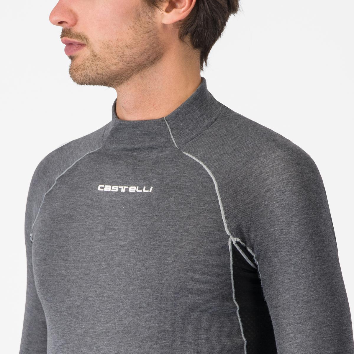 CASTELLI FLANDERS 2 Roupa interior de manga comprida Cinzento