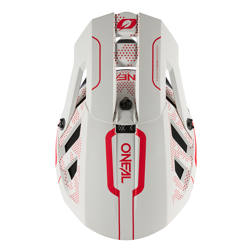 Capacete de BTT O'NEAL BLADE POLYACRYLITE STRIKE Branco/Vermelho