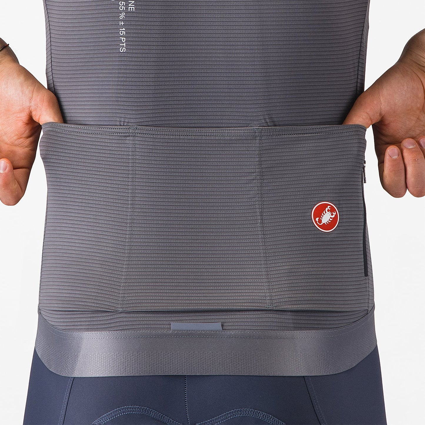 CASTELLI ESPRESSO R--A/D Camisola de manga curta Smoke Grey