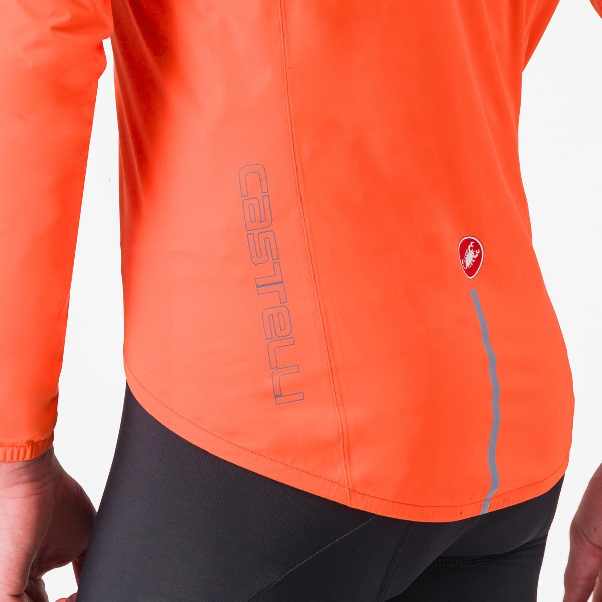 Casaco CASTELLI EMERGENCY 3 RAIN Laranja