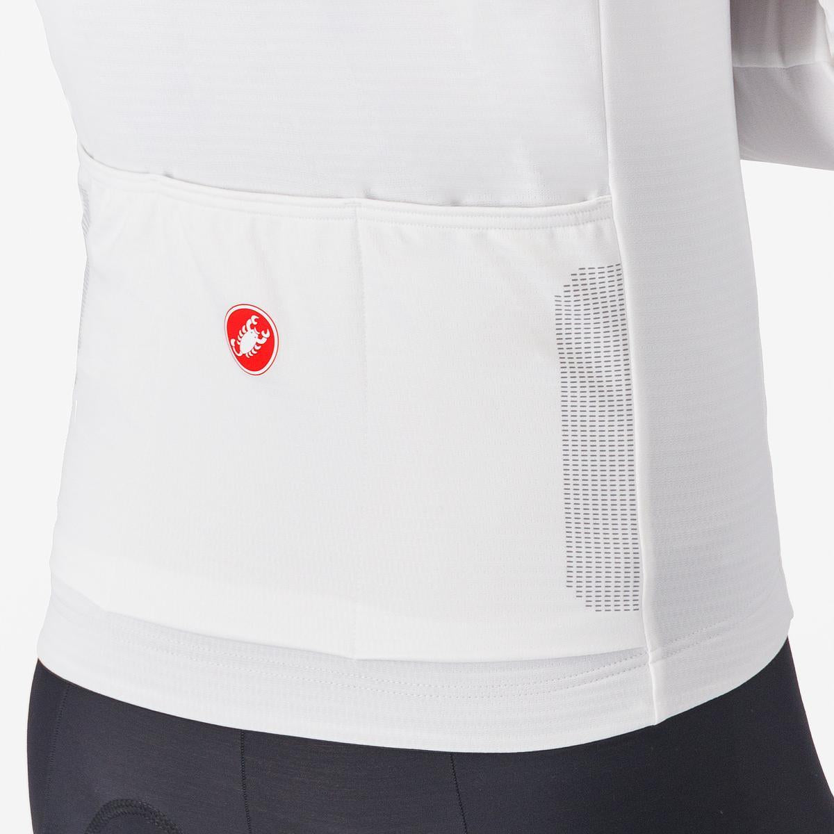 CASTELLI PURO 4 Manga comprida Jersey marfim