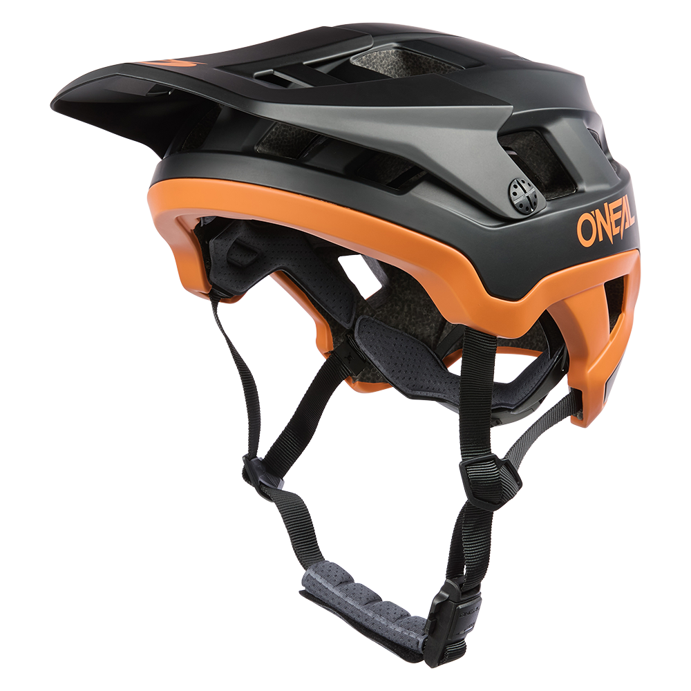 Capacete BTT O'NEAL DEFENDER Preto/Laranja