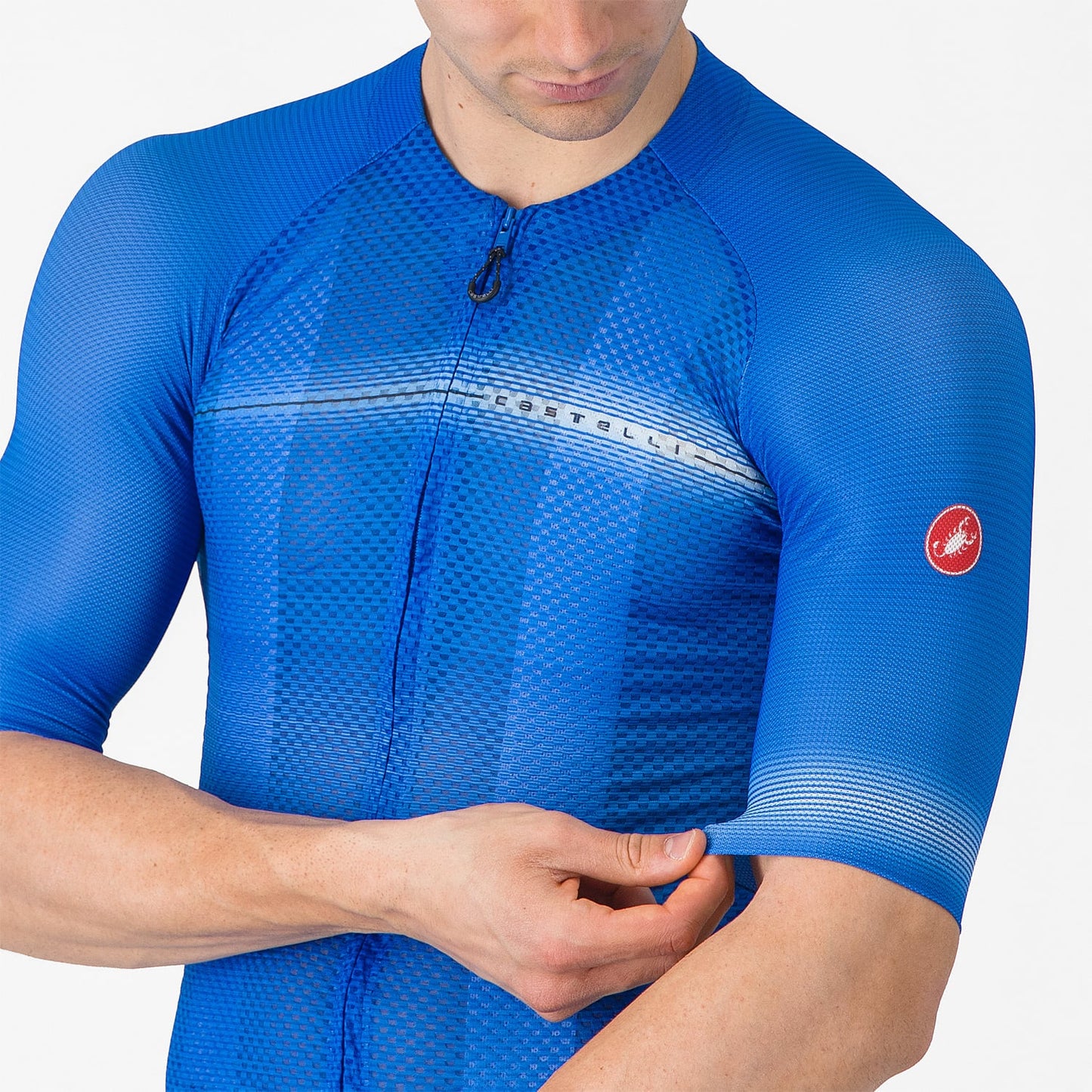 CASTELLI CLIMBER'S A/C Camisola de manga curta azul