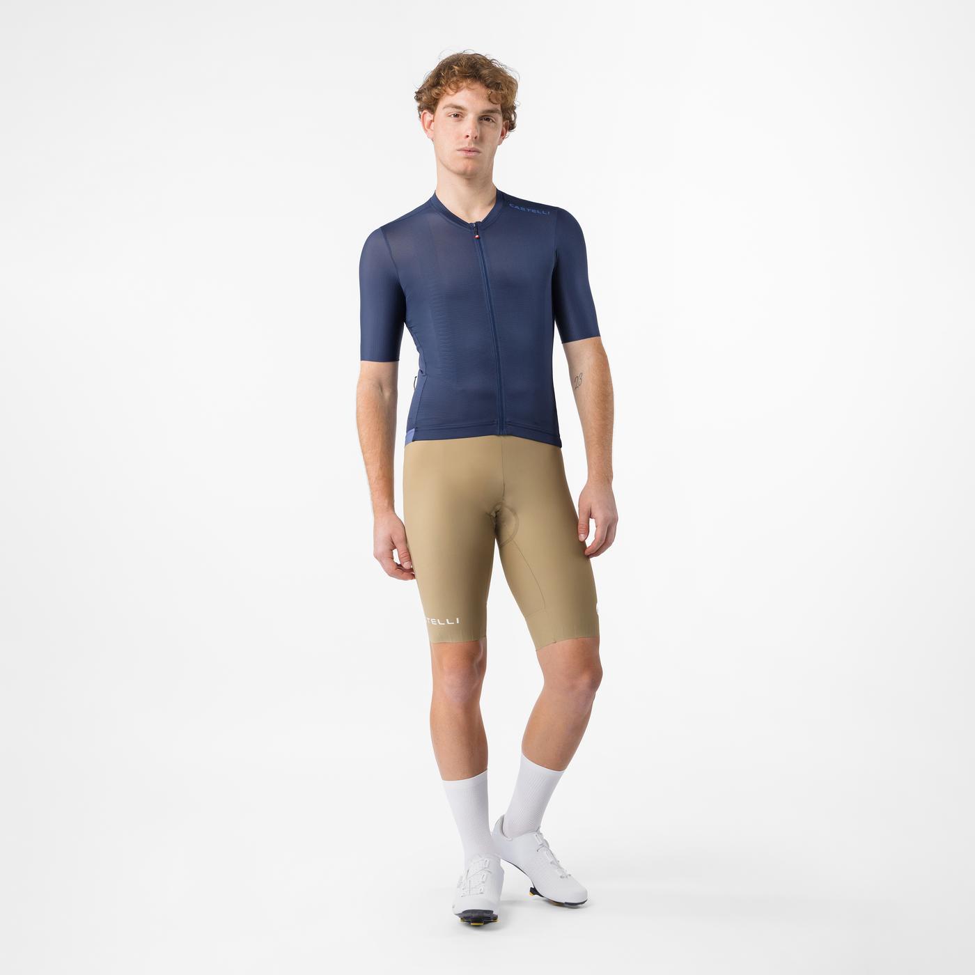 CASTELLI ESPRESSO 2 Camisola de manga curta azul