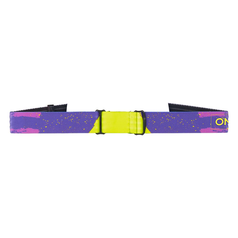 Máscara O'NEAL B-22 PAINT Violeta/Amarelo Fluo