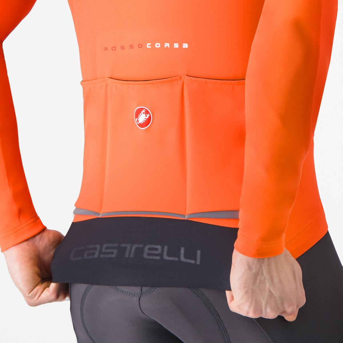 Casaco CASTELLI PERFETTO AIR Laranja/Preto