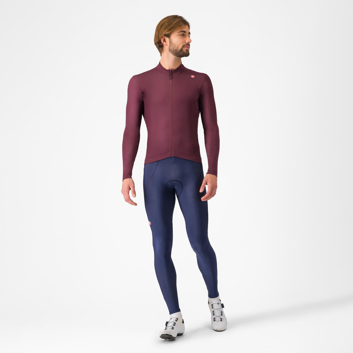 CASTELLI ESPRESSO THERMAL Camisola de manga comprida Bordeaux