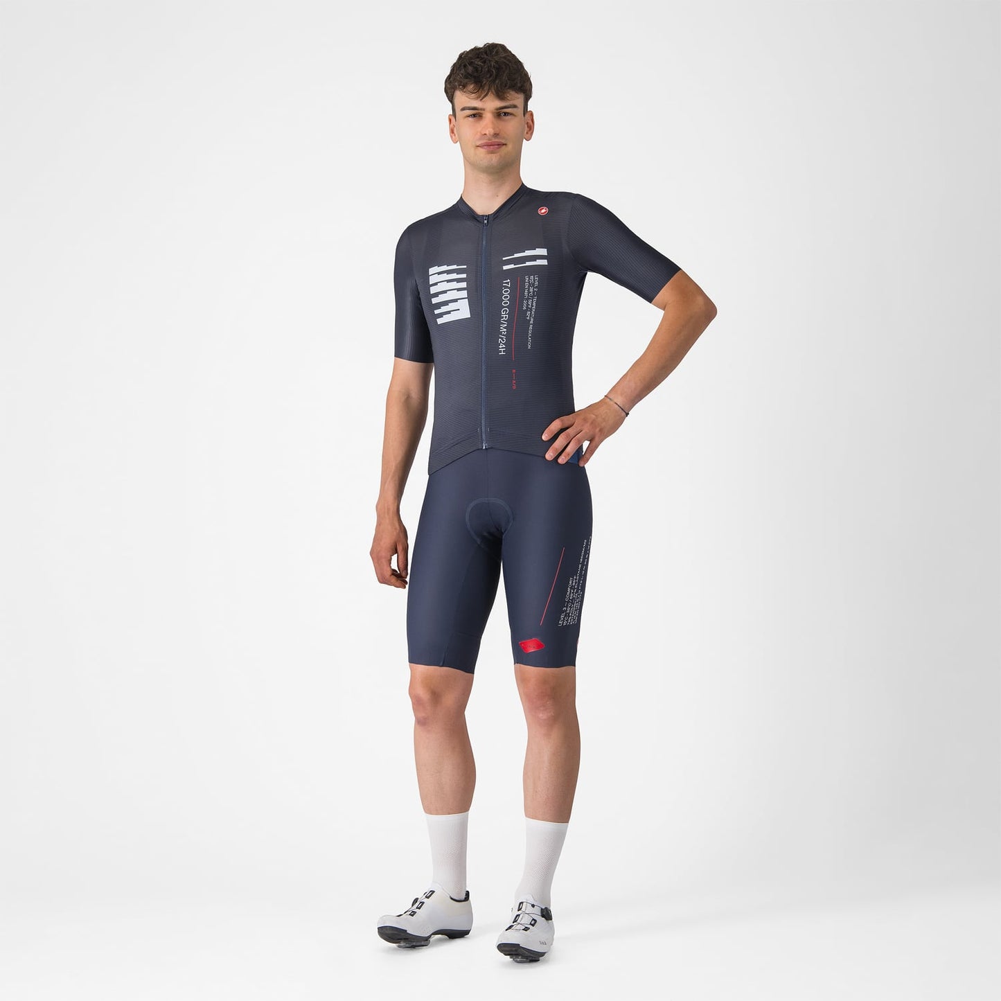 CASTELLI ESPRESSO R--A/D Camisola de manga curta azul