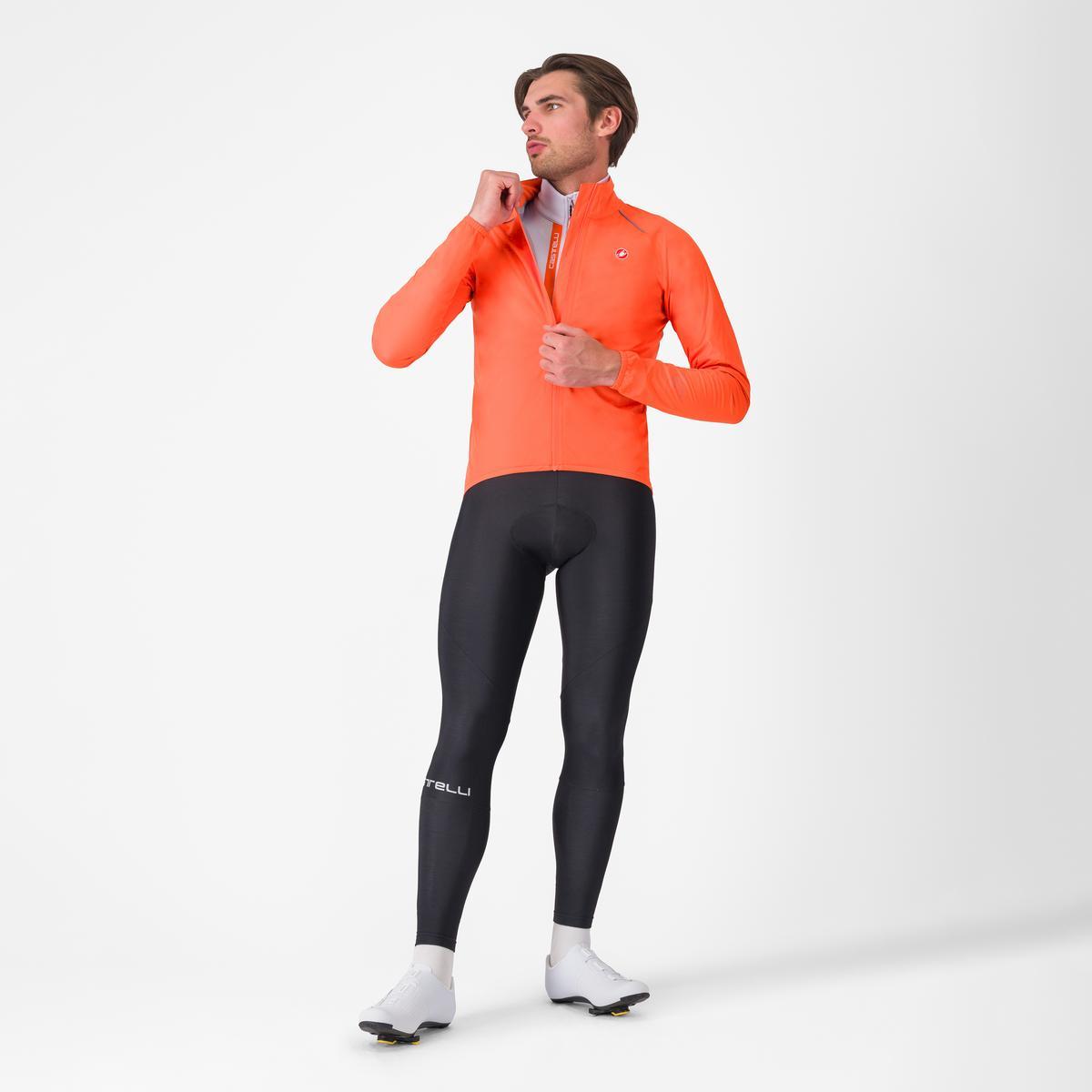 Casaco CASTELLI EMERGENCY 3 RAIN Laranja
