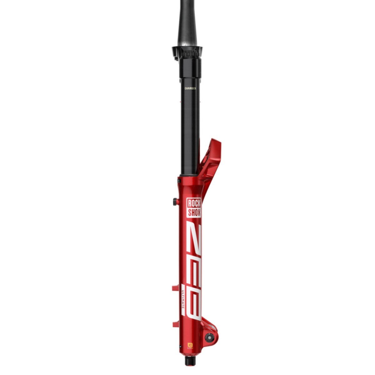 ROCKSHOX ZEB ULTIMATE CHARGER 3.1 RC2 27.5" DEBONAIR+ Tapered Fork Axle 15x110mm Boost Red Electric