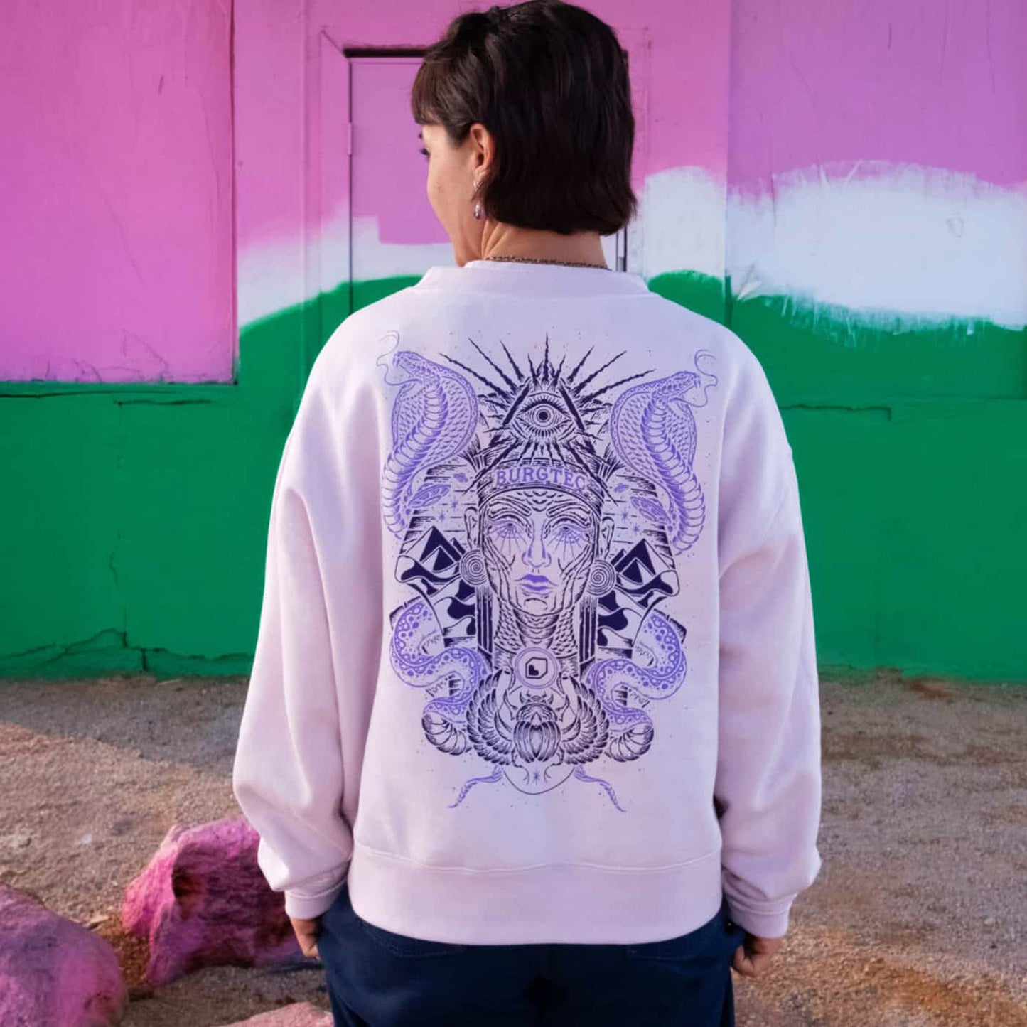 Camisola de malha DESERT QUEEN para mulher BURGTEC