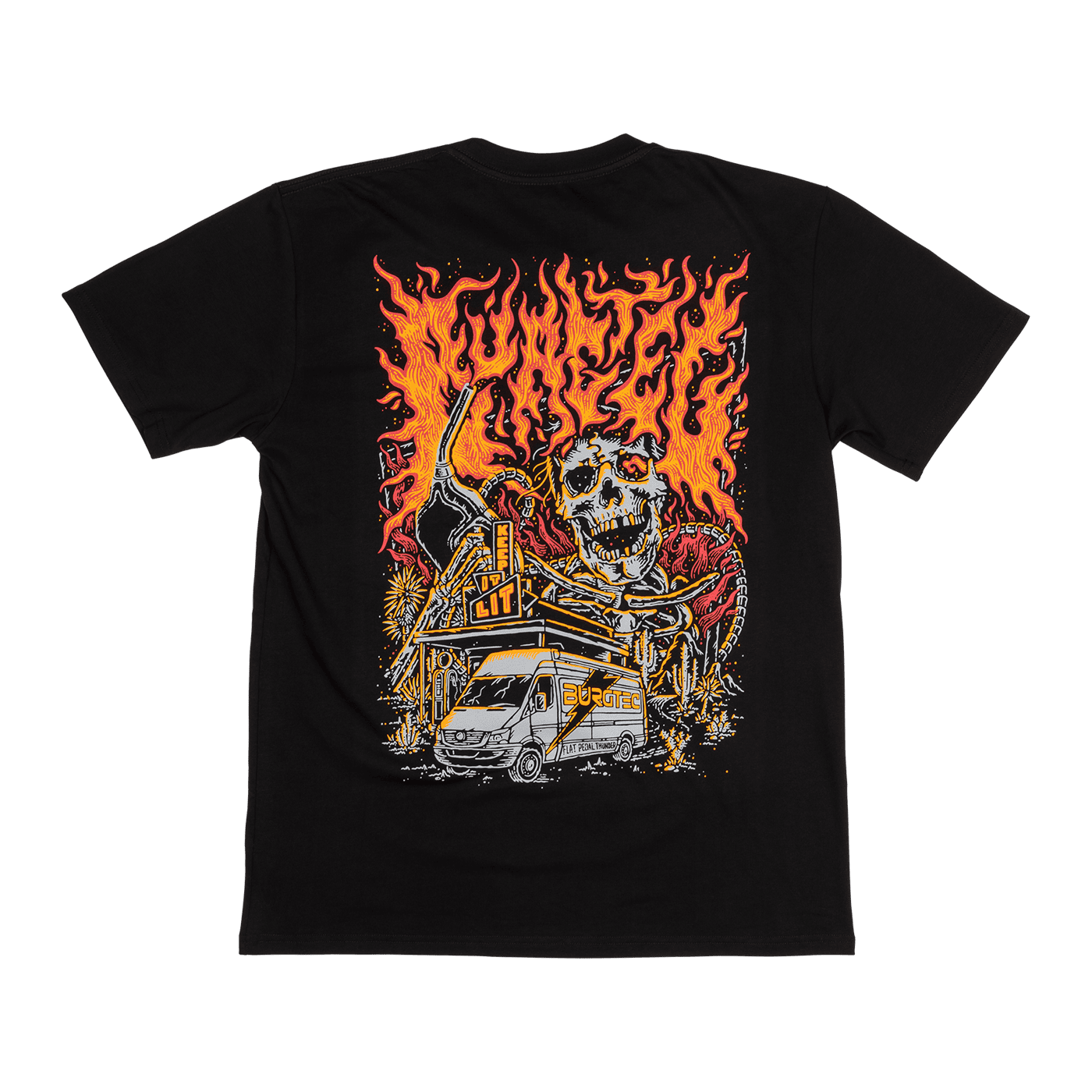 T-shirt BURGTEC KEEP IT LIT