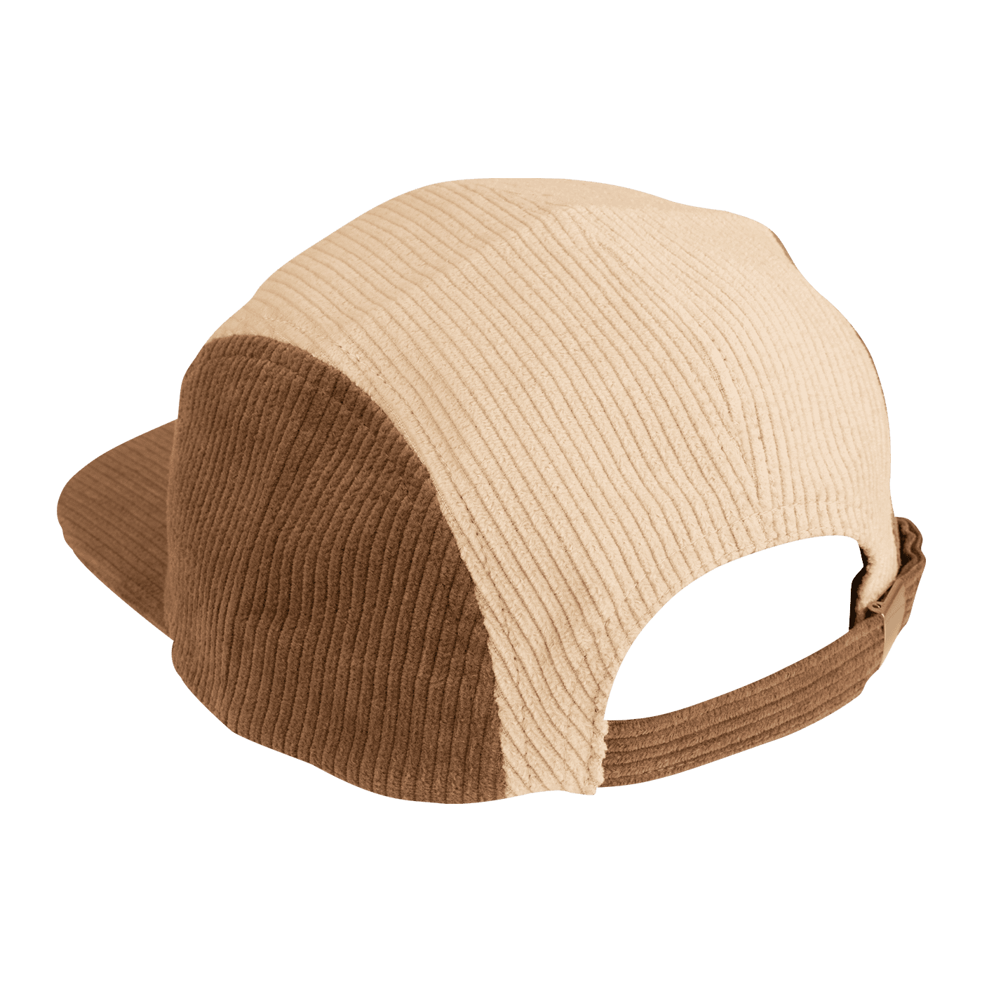 Boné BURGTEC BANDIT CORDUROY FIVE PANEL Bege/Castanho
