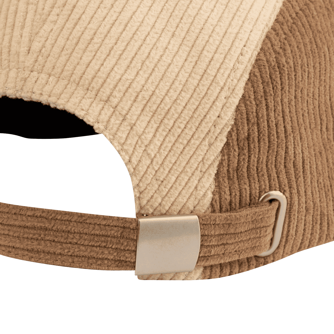 Boné BURGTEC BANDIT CORDUROY FIVE PANEL Bege/Castanho