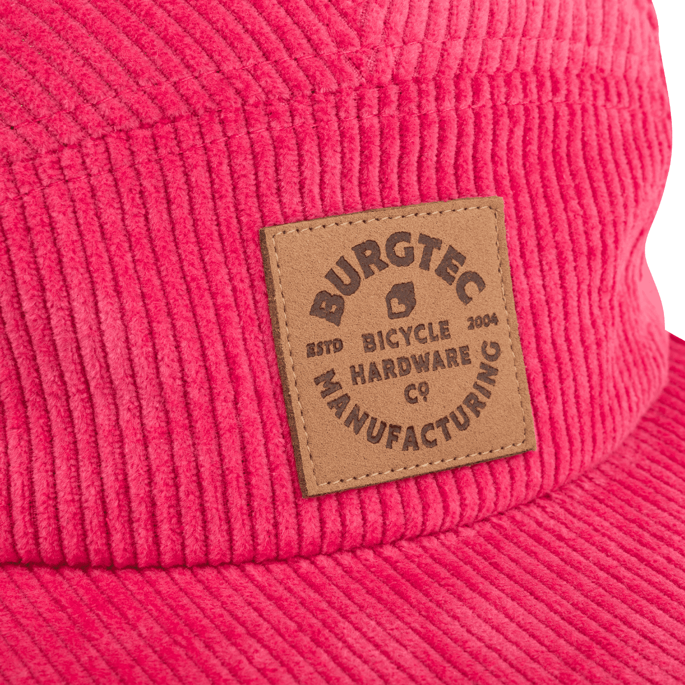 Boné BURGTEC BANDIT CORDUROY FIVE PANEL Rosa Barbie Tóxico
