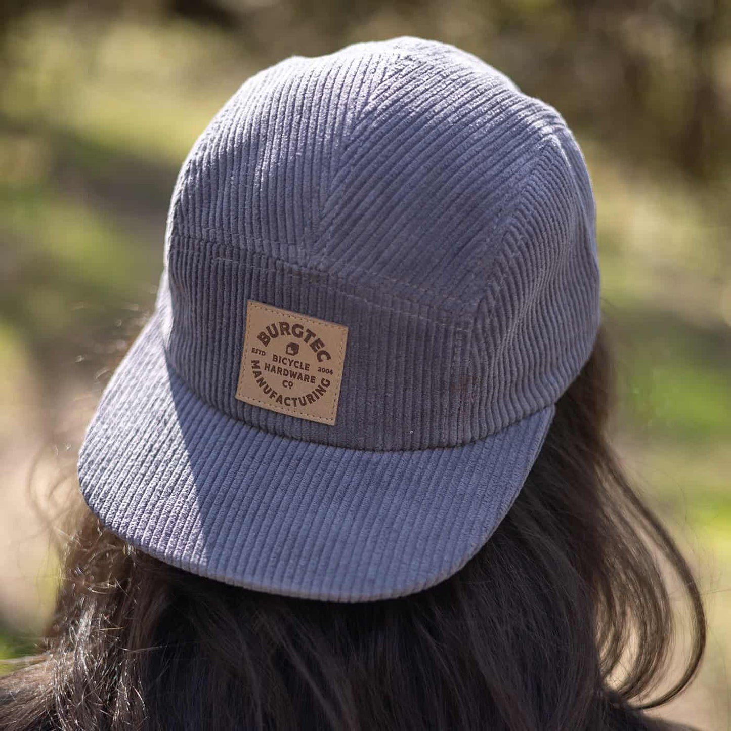 Boné BURGTEC BANDIT CORDUROY FIVE PANEL Cinza