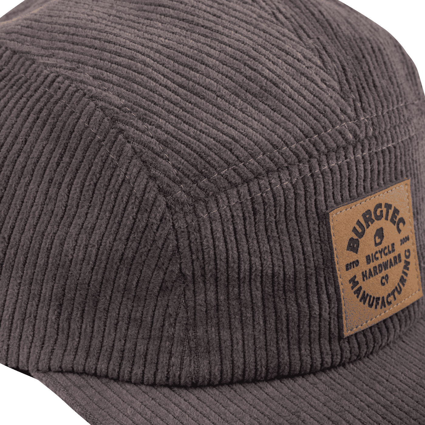 Boné BURGTEC BANDIT CORDUROY FIVE PANEL Cinza