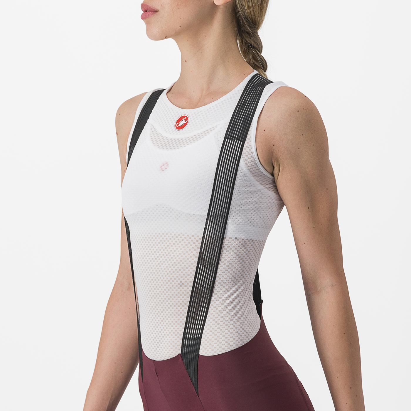 CASTELLI FREE AERO RC W Bib Tight Bordeaux para mulher
