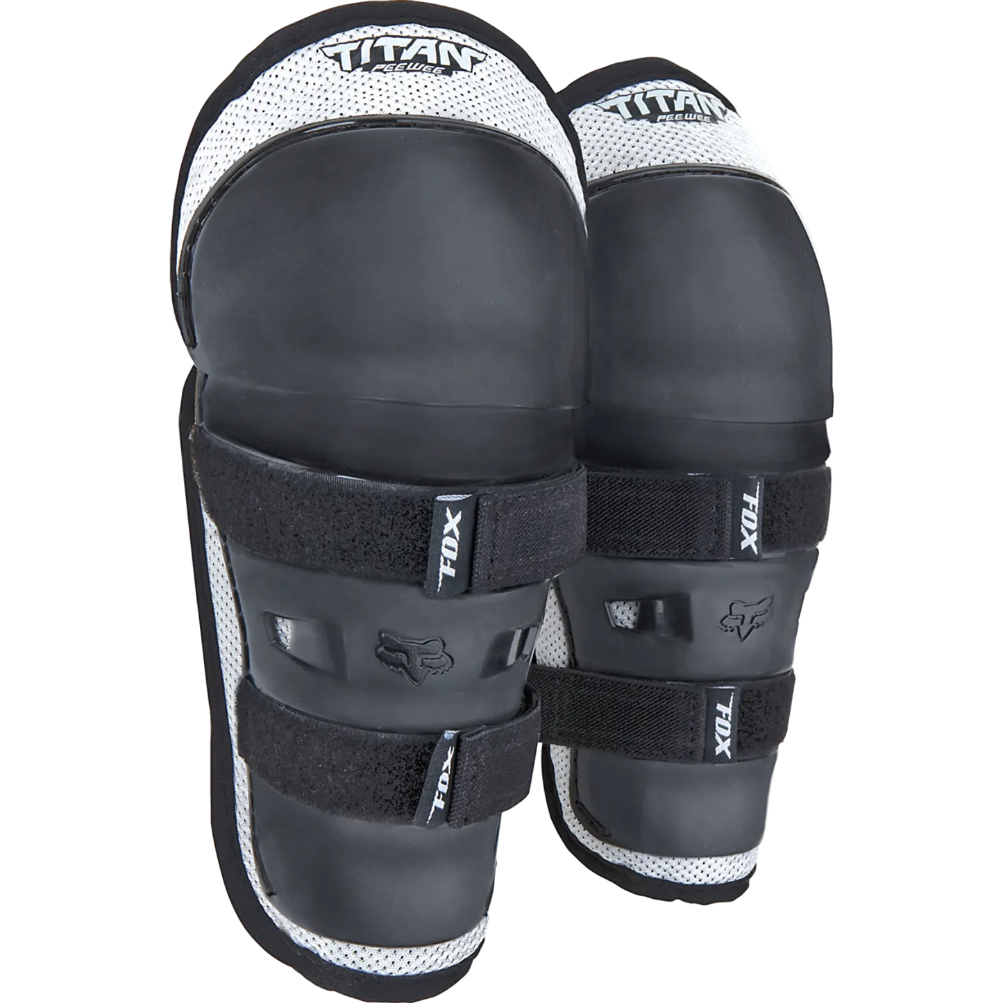 Protetor de Joelhos/Canelas FOX TITAN Junior Preto/Prata