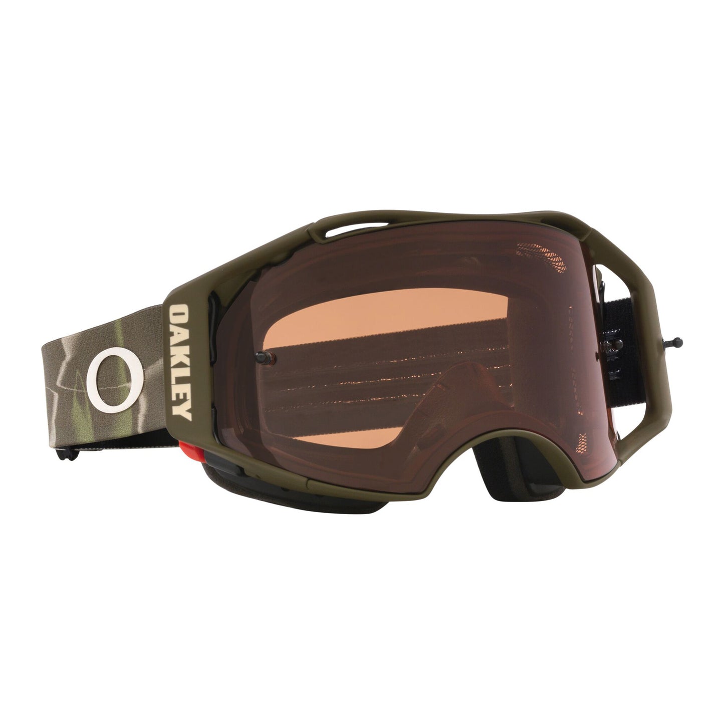 Máscara facial OAKLEY AIRBRAKE MTB Dark Brush Camo Prizm Mx Bronze