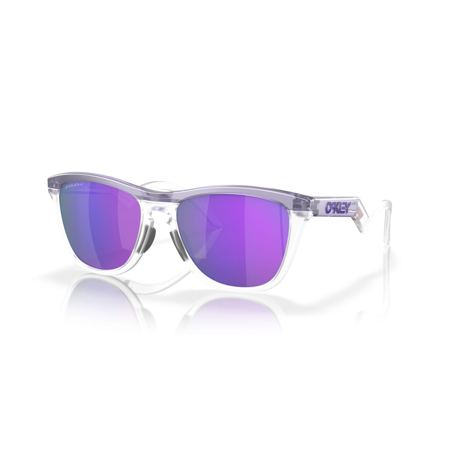 Óculos OAKLEY FROGSKINS HYBRID Matte Trans lilás/clear Prizm Violet
