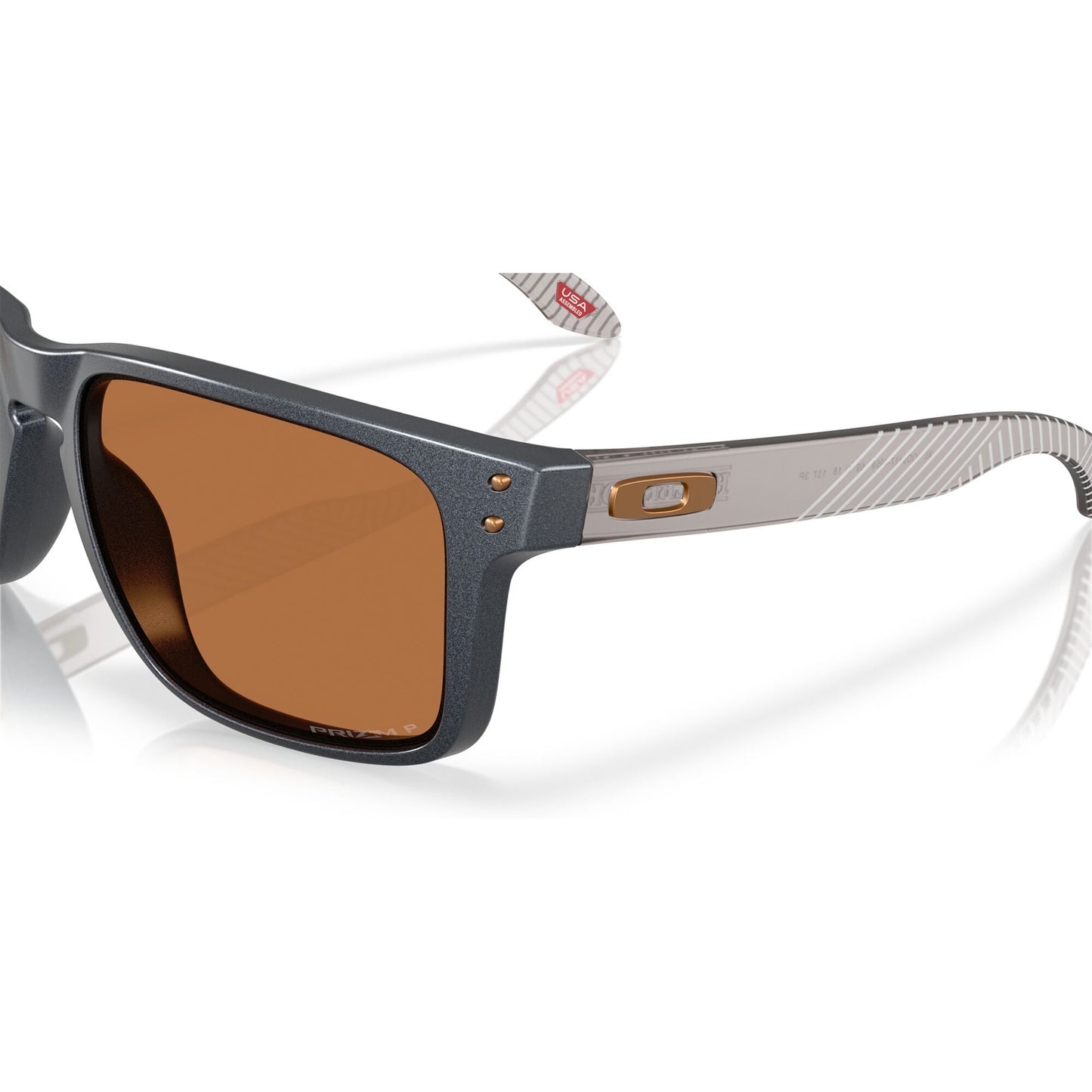 Óculos de proteção polarizados OAKLEY HOLBROOK XL Blue Steel Prizm Bronze