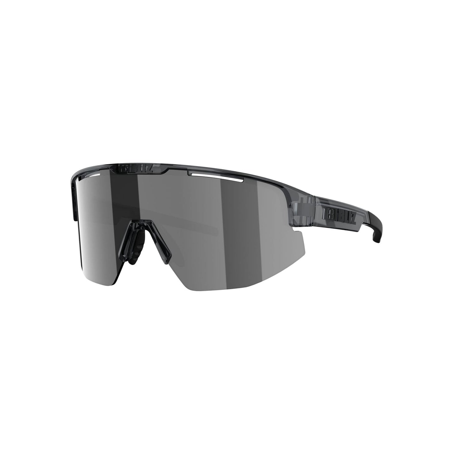 BLIZ MATRIX Glasses Crystal Black Smoked Silver Lens (óculos de sol)