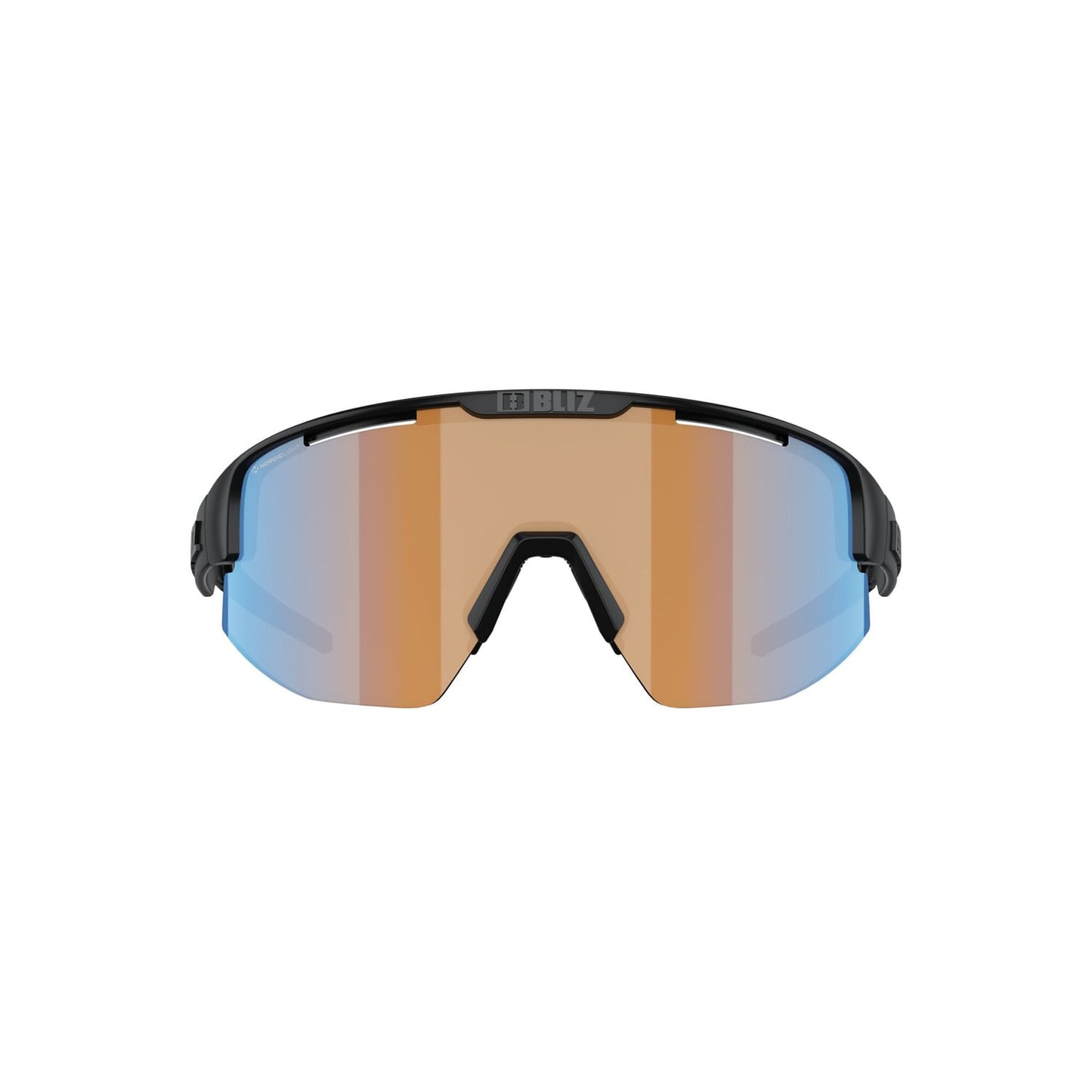 BLIZ MATRIX SMALL Sunglasses Black Matt Orange Lens