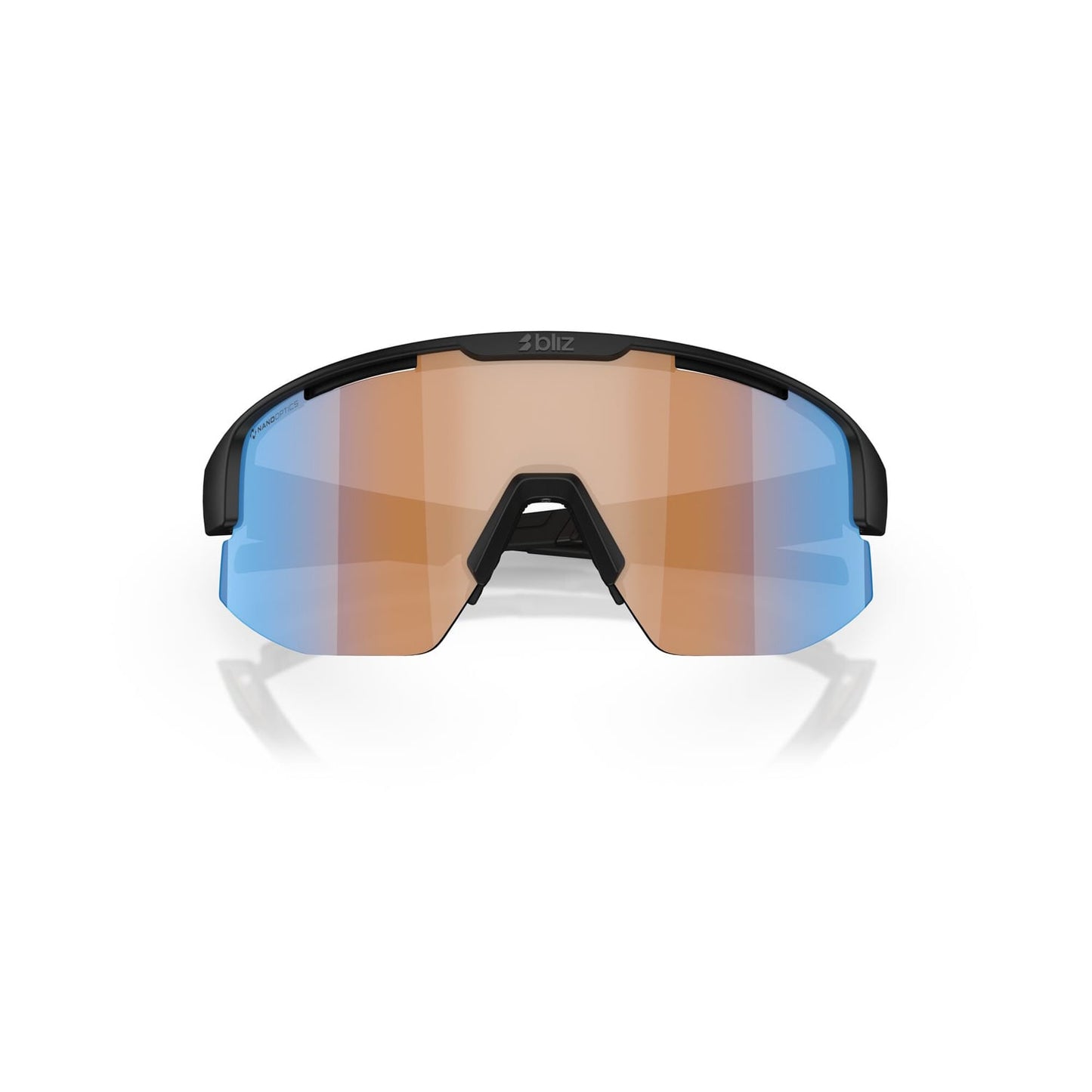 BLIZ MATRIX SMALL Sunglasses Black Matt Orange Lens