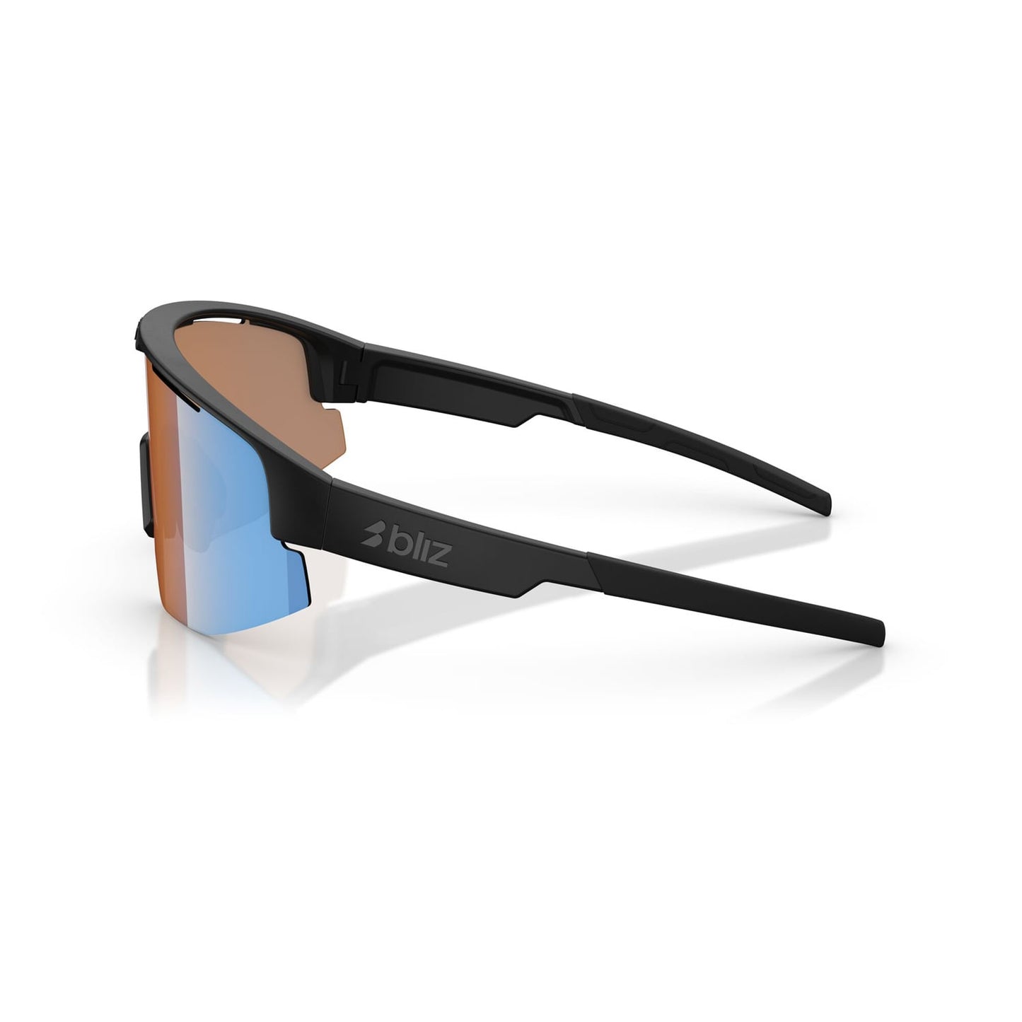 BLIZ MATRIX SMALL Sunglasses Black Matt Orange Lens