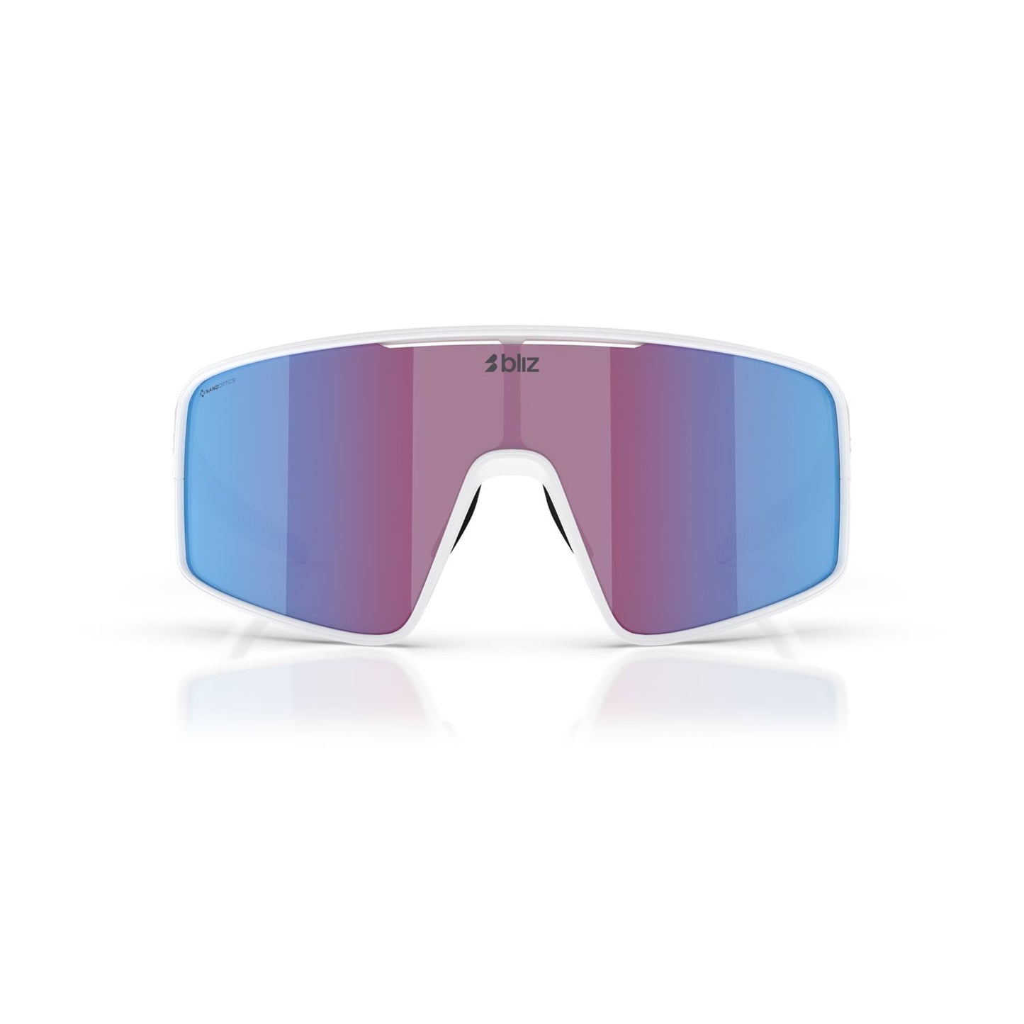 Óculos BLIZ P001 Ecrã branco Rosa Violeta Azul Espelho
