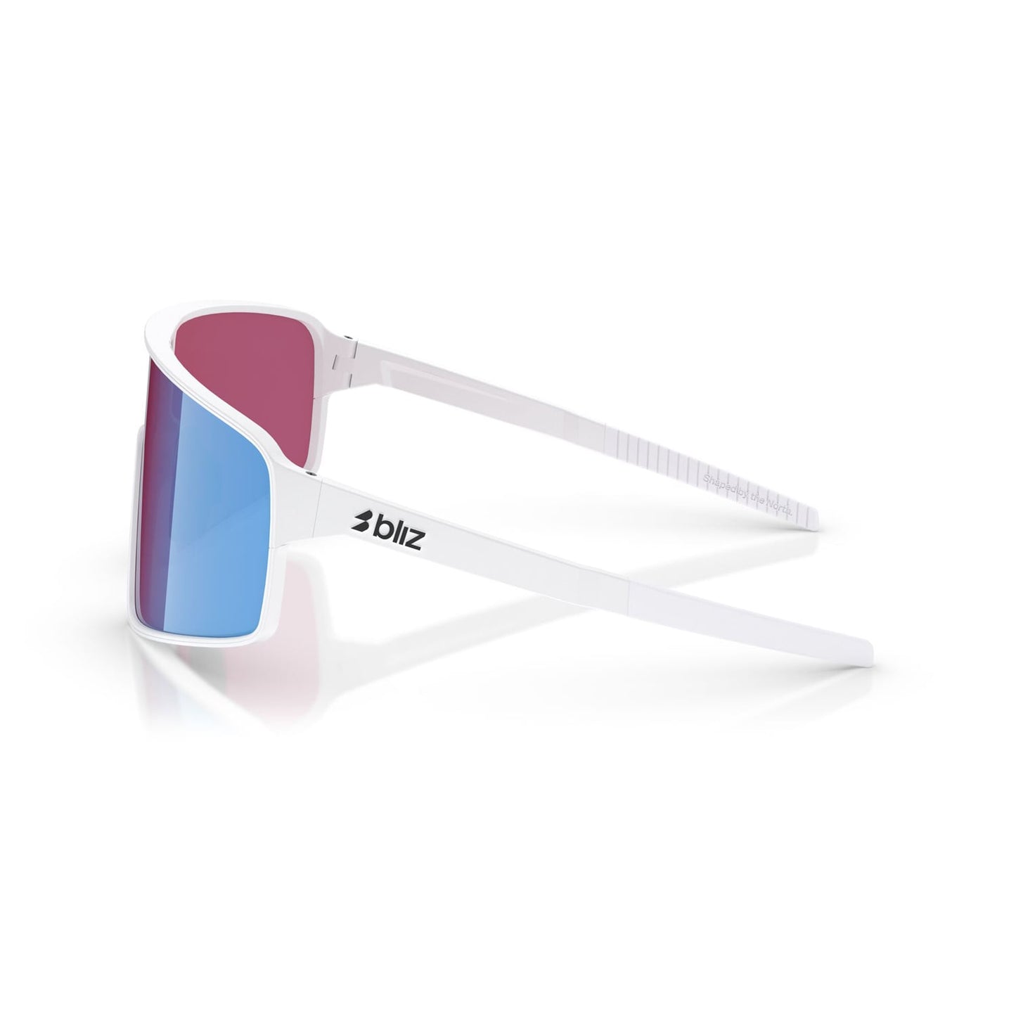 Óculos BLIZ P001 Ecrã branco Rosa Violeta Azul Espelho