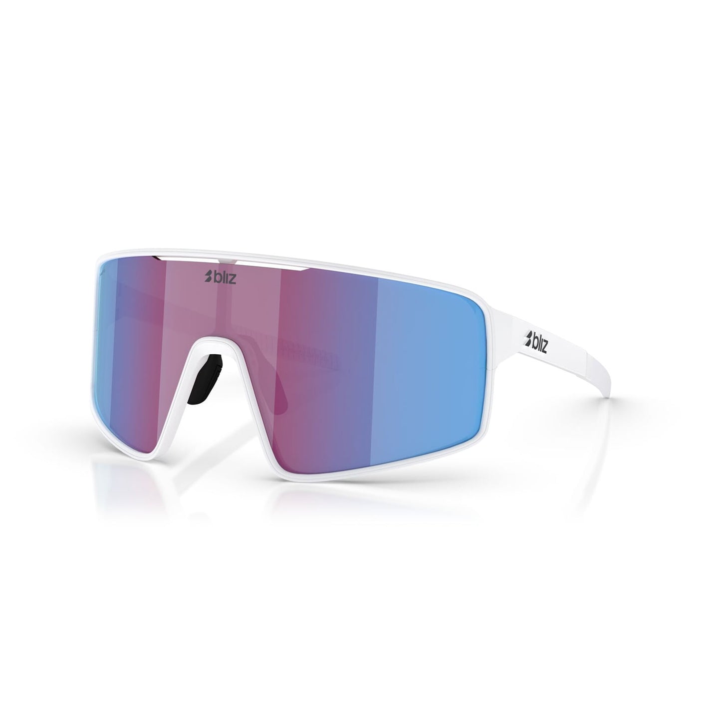 Óculos BLIZ P001 Ecrã branco Rosa Violeta Azul Espelho