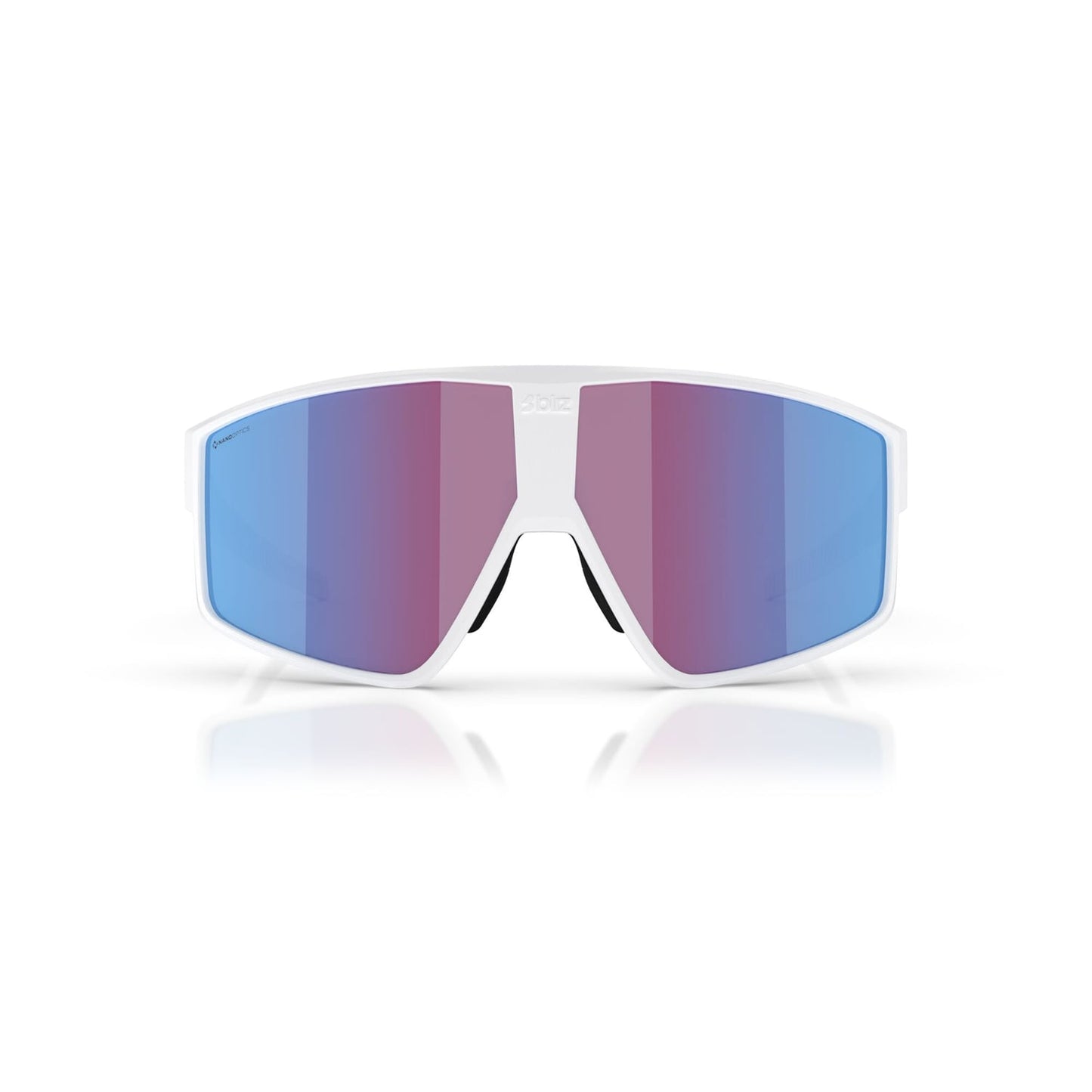 Óculos BLIZ P002 Ecrã branco Rosa Violeta Azul Espelho
